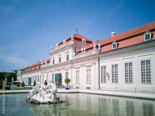 palace Belvedere in Vienna
