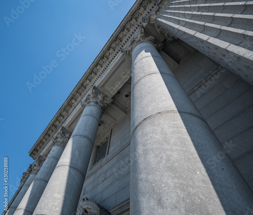 columns on a building 