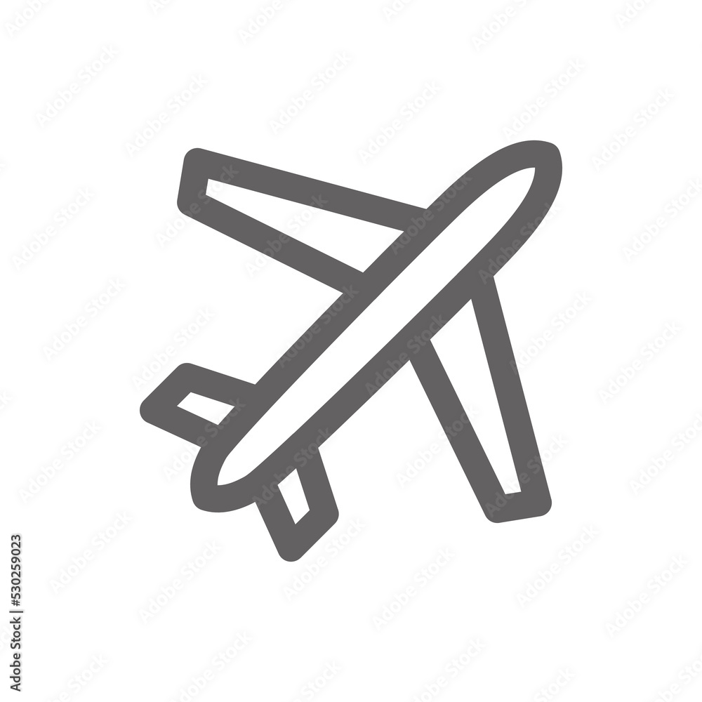 Plane icon. Perfect for delivery icon or user interface applications. vector sign and symbol Plane icon. Perfect for delivery icon or user interface applications. vector sign and symbol