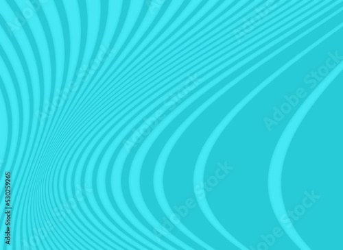 Blue waves abstract background - stock illustration
