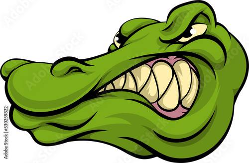 Alligator or crocodile mascot