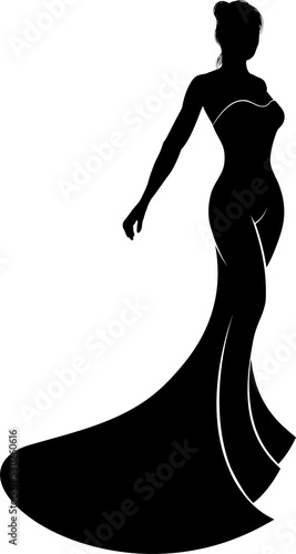 Wedding Dress Bride Silhouette