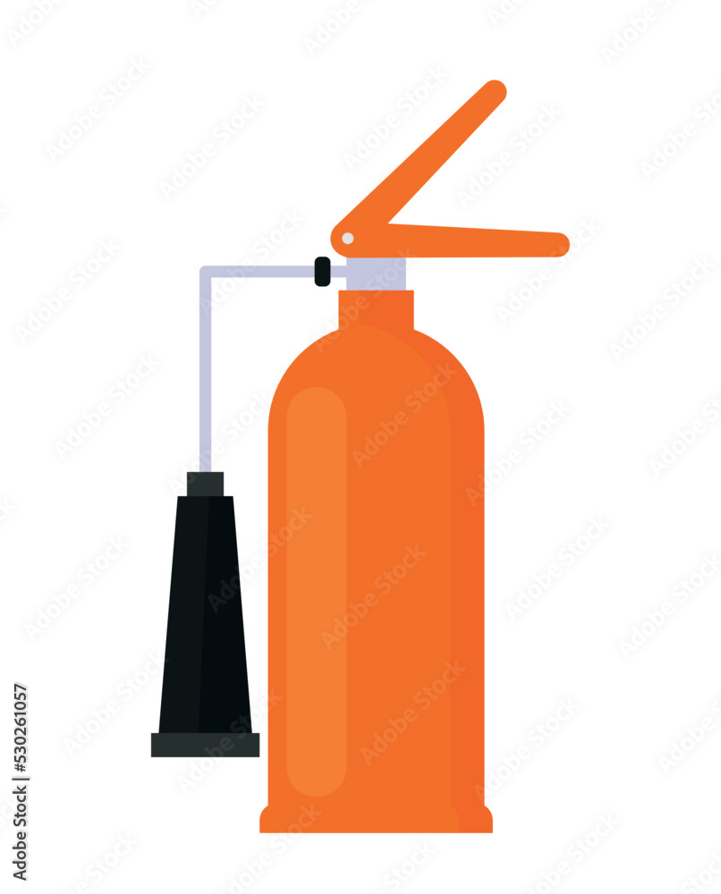 Car fire extinguisher. Inventory for extinguishing flames in case of