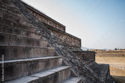Templo Serpente Emplumada  Teotihuacan  Mexico 