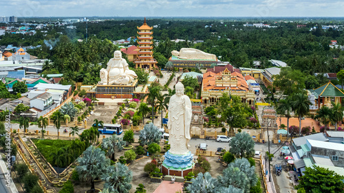 Cuadro en lienzo Mekong Delta, My Tho City