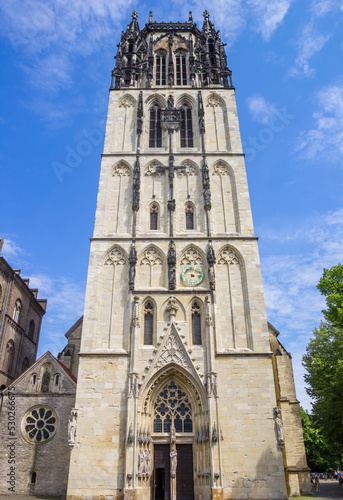 Front of the Liebfrauenkirche church in Munster, Germany