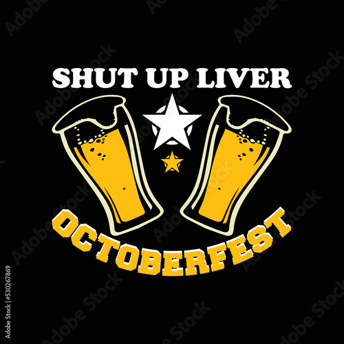 best happy octoberfest t shirt design vector