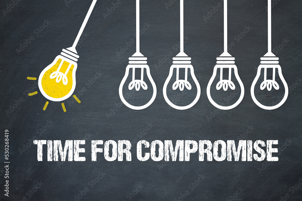 Fototapeta premium Time to compromise