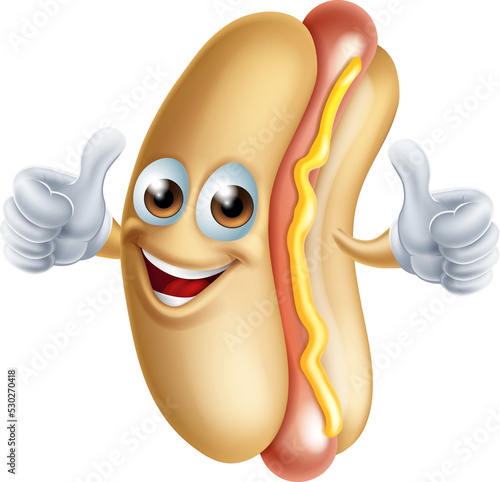 Hotdog Character photo