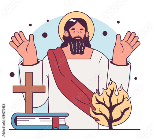 Christianity. Ancient monotheistic religion. God, supreme being