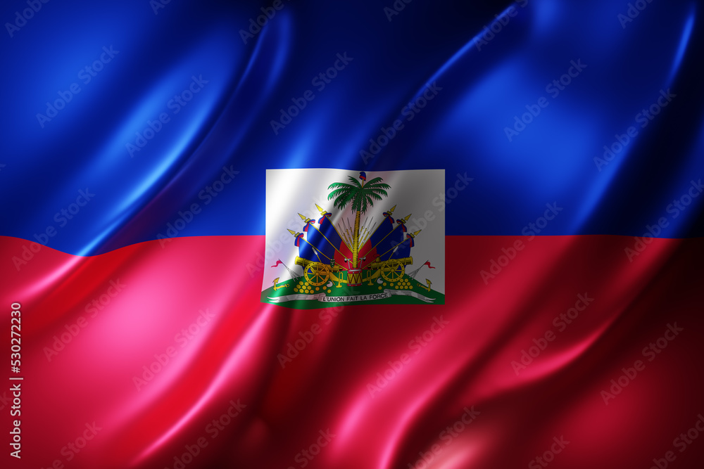  Haiti 3d flag