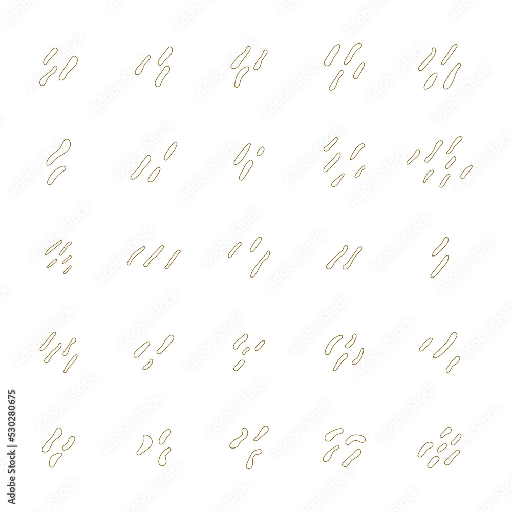 Organic outline blob abstract shape decoration. Organic outline blob abstract shape decoration.