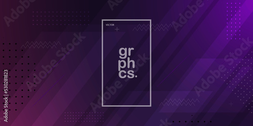 Modern abstract dark violet lavender purple with lines gradient background. simple pattern for display ad website template wallpaper poster tech etc. Eps10 vector