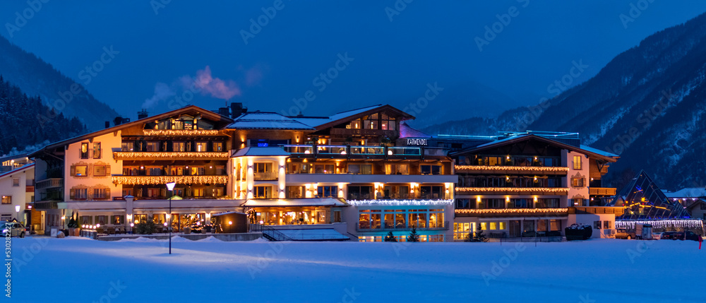 winter in the mountains