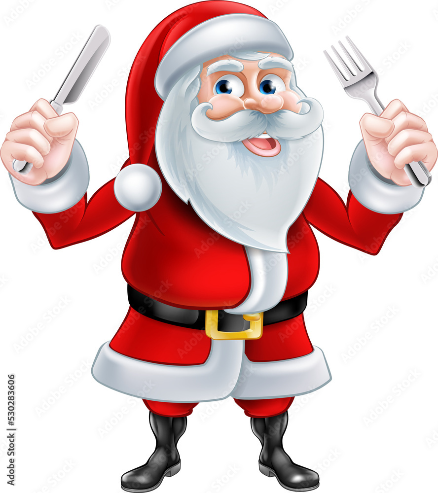 Knife and Fork Santa