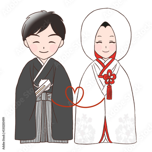 結婚式ハートの糸