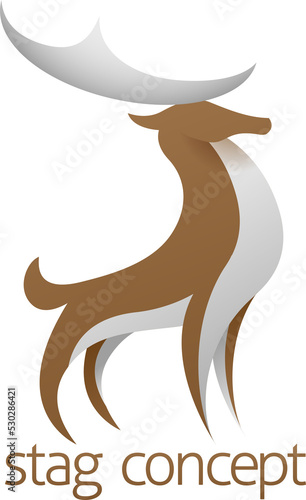 Proud stag or deer