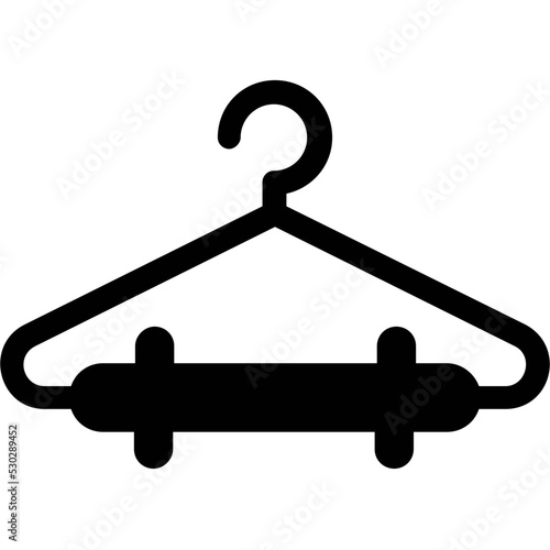 Hanger Glyph Vector Icon