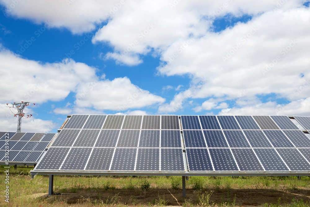 Photovoltaic panels view