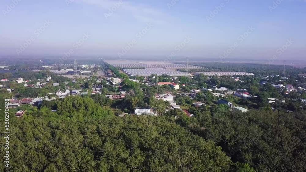 Drone shots of the famous Cu Chi Tunnels and region in Vietnam, near Ho Chi Minh City Drone shots of the famous Cu Chi Tunnels and region in Vietnam, near Ho Chi Minh City
