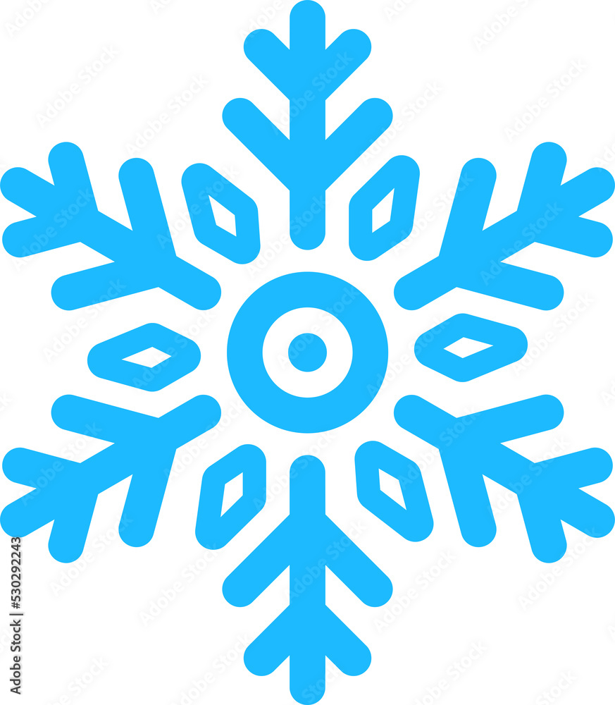 Fototapeta premium Snowflakes icon