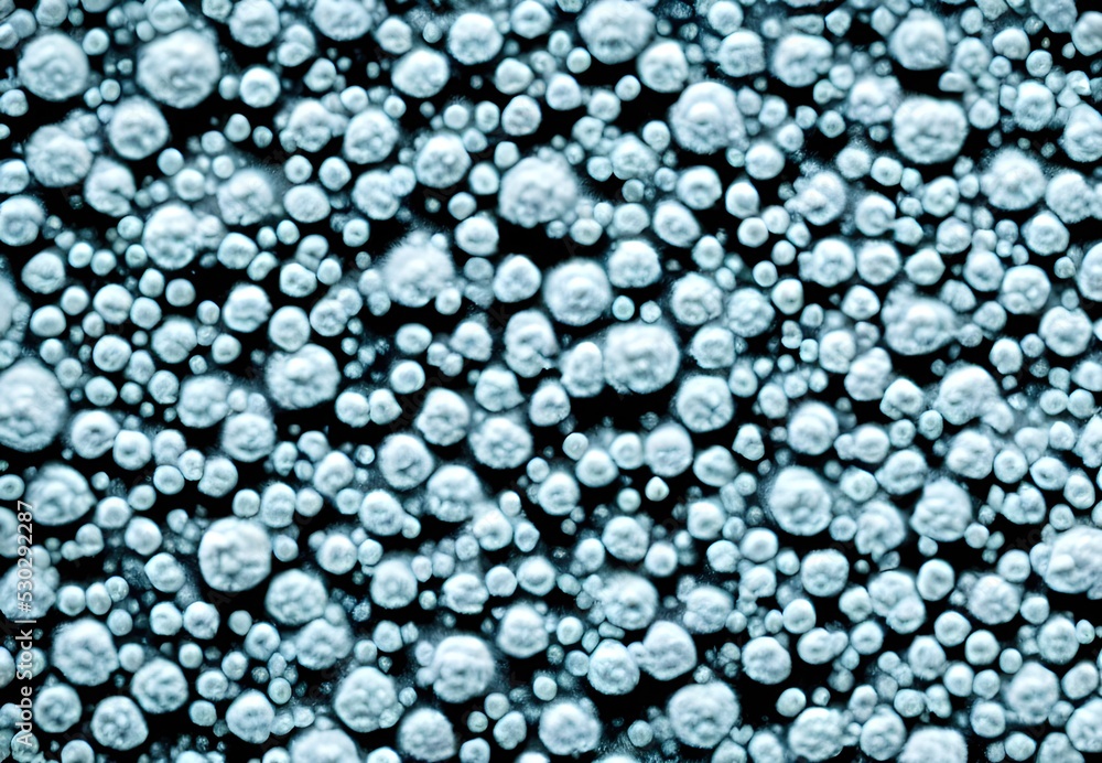 Illustration. Virus bodies, detailed macro view. Illustration. Virus bodies, detailed macro view.