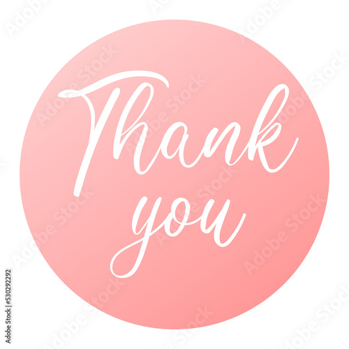 Thank you sign icon. Customer service symbol. vector thank you handwritten inscription. hand drawn lettering. Thank you calligraphy. Thank you card.
