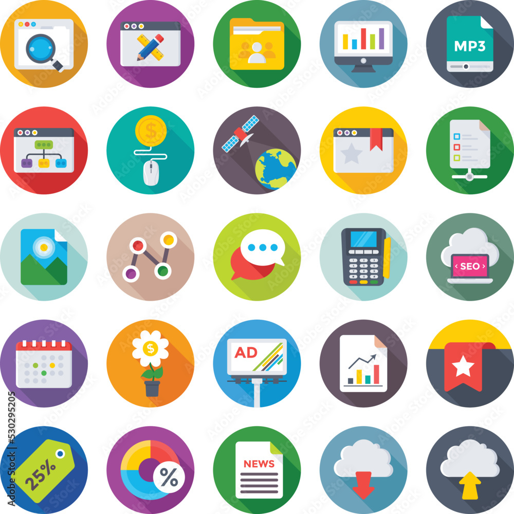 Seo and Digital Marketing Vector Icons 11
Seo and Digital Marketing Vector Icons 11