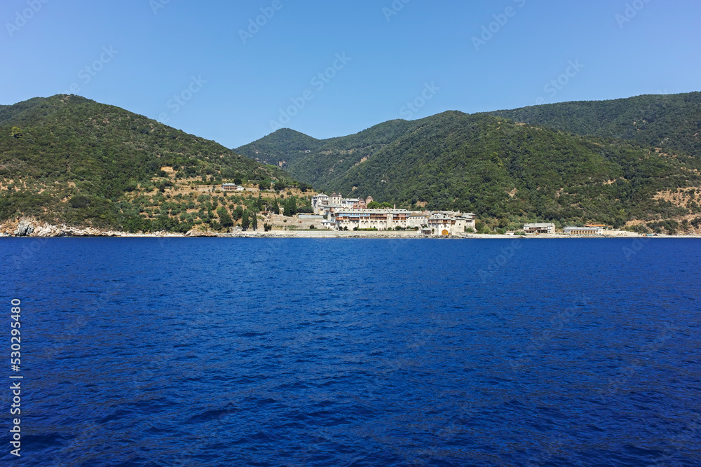 Mount Athos at Monastic State of the Holy Mountain, Greece
