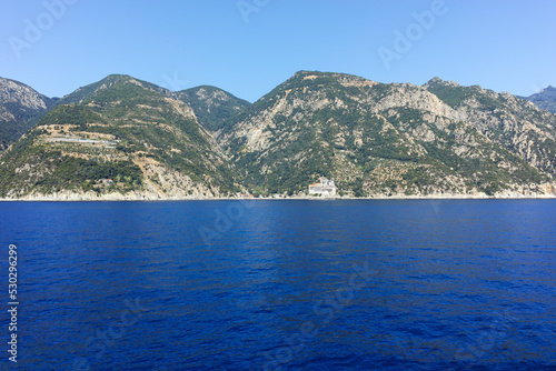 Mount Athos at Monastic State of the Holy Mountain, Greece
