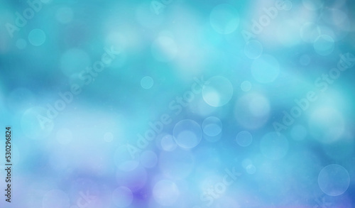 Blue bokeh background with circles. Wallpaper texture