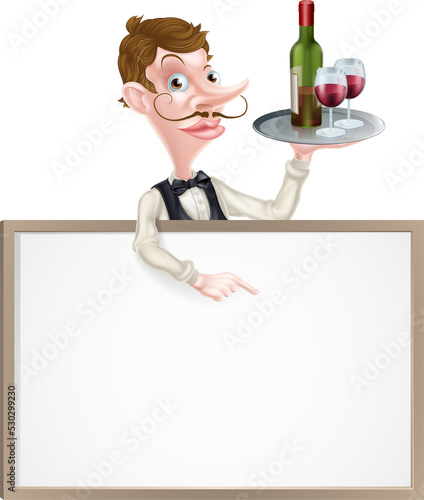 Wine Waiter Sign