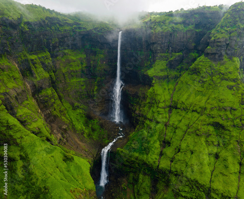 The mighty Kalu Waterfalls at Malshej Ghat - Maharashtra, India