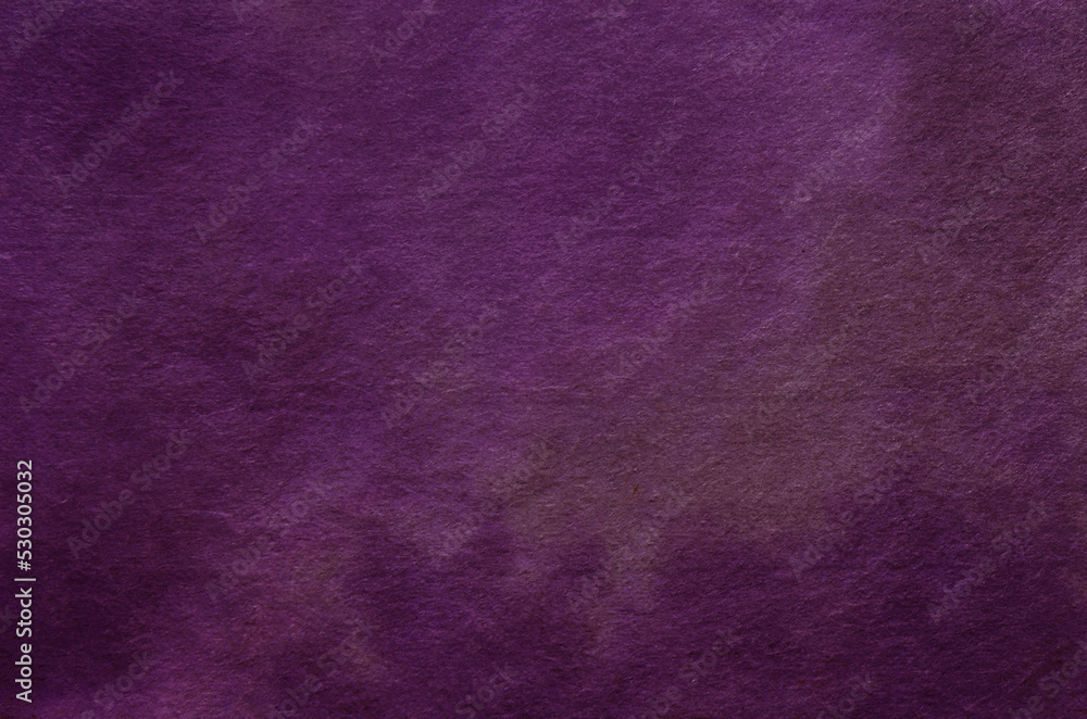 Fototapeta premium Dark purple gradient Japanese paper texture background. Dark-colored watercolor-dyed Japanese 
