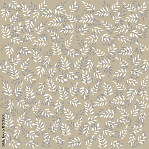 seamless pattern with leaves © arwiyada