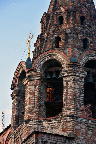 Krutitsy Patriarchal Metochion in Moscow. Ancient landmark. photo