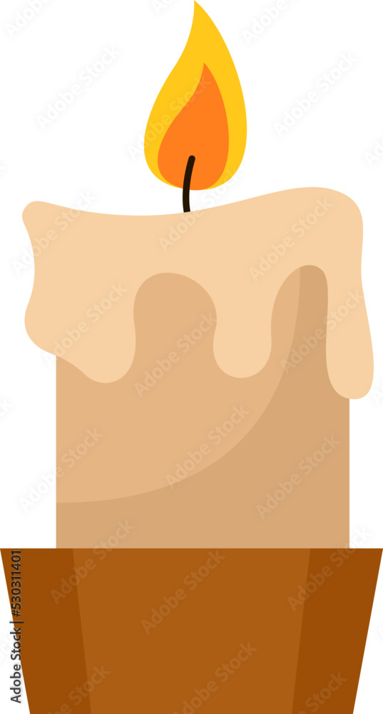 Obraz premium Vintage candlestick icon. Vector illustration