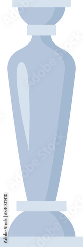 Vintage candlestick icon. Vector illustration