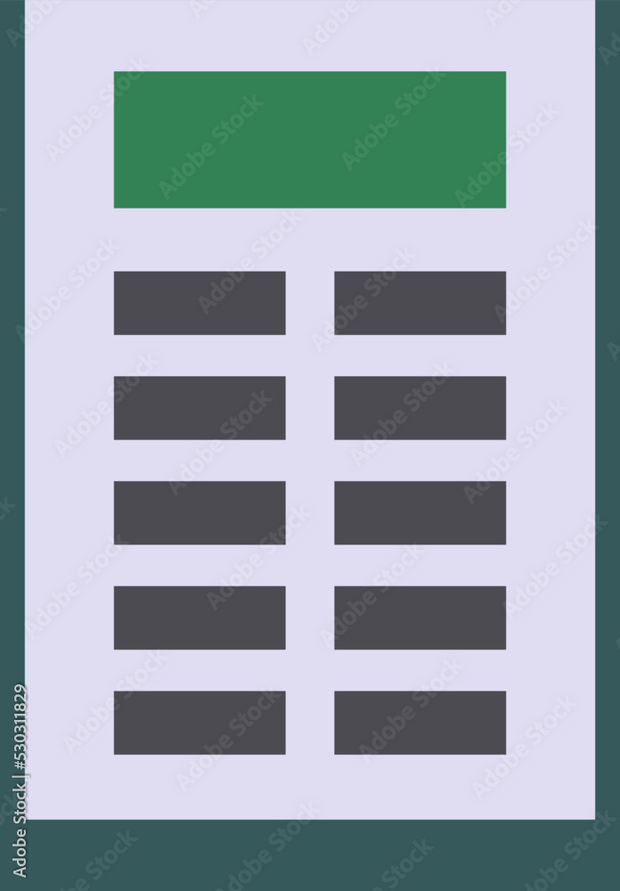 Electronic combination lock. Vector illustration Electronic combination lock. Vector illustration