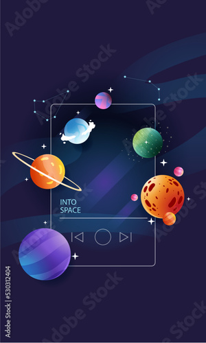 Intro space music