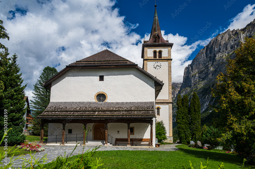 Church in Grindelwald Church in Grindelwald