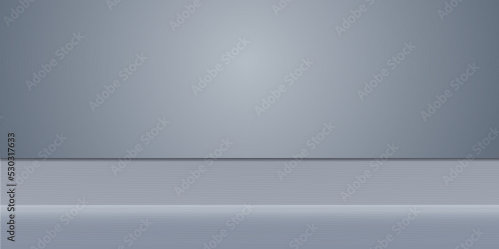 Layout
podium,stage,pedestal for product display.Background with for product placement.
Wall and realistic platform
gray color.Vector illustration.