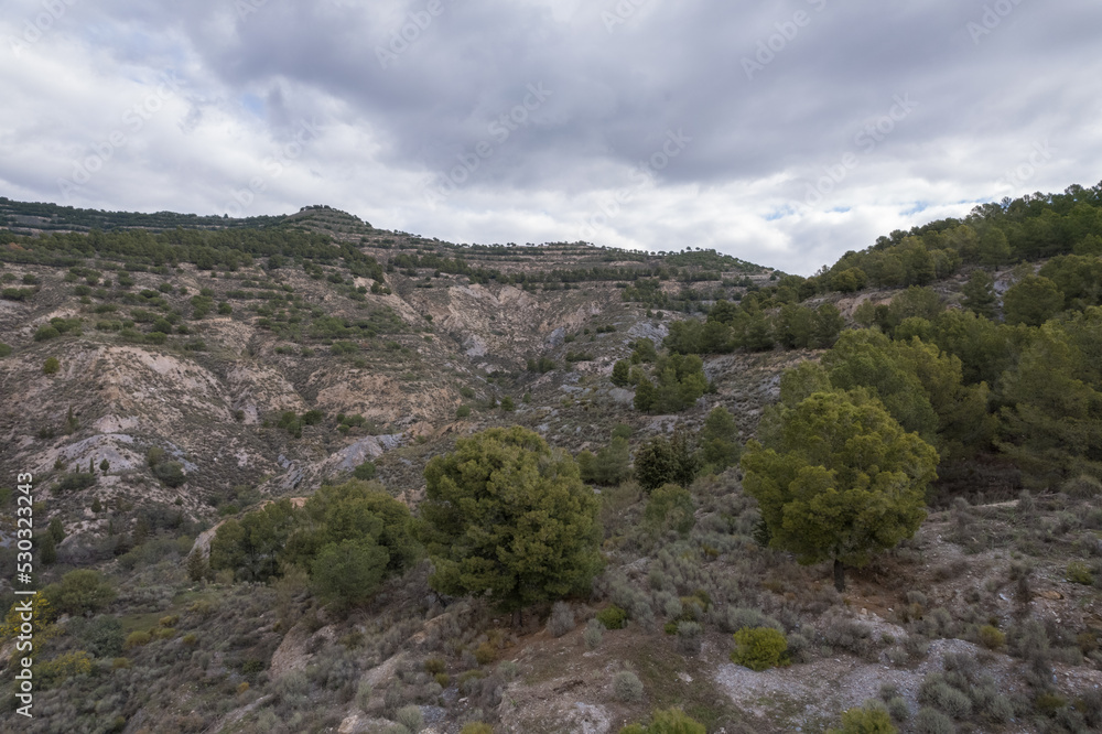 mountainous landscape in the south of Spain