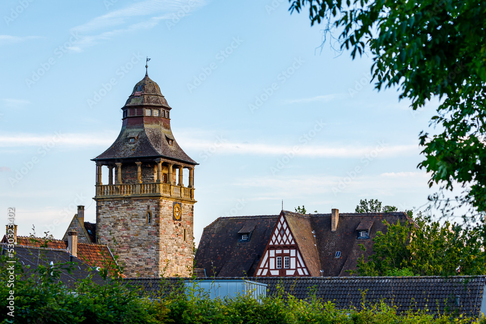 The tower of the castle of Wommen in Hesse