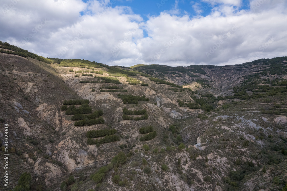 mountainous landscape in the south of Spain