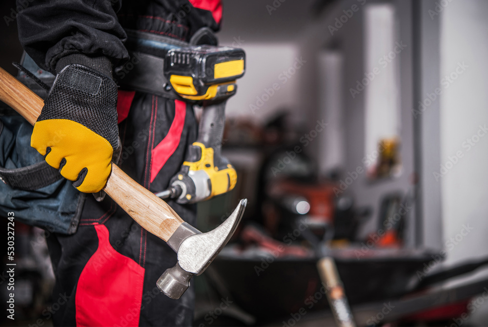 Contractor with a Hammer Contractor with a Hammer