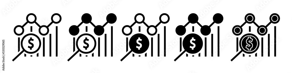 Finance icon vector. Analysis illustration sign. analytics symbol. Finance icon vector. Analysis illustration sign. analytics symbol.
