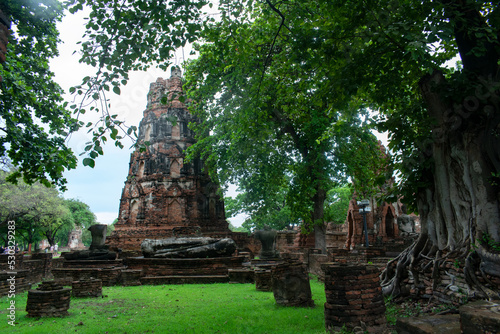 Ayutthaya archaeological site country 