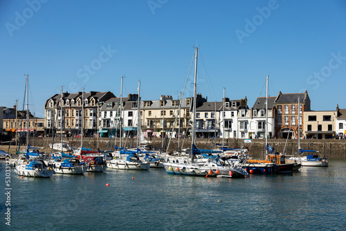 boats in Ilfracombe Harbour