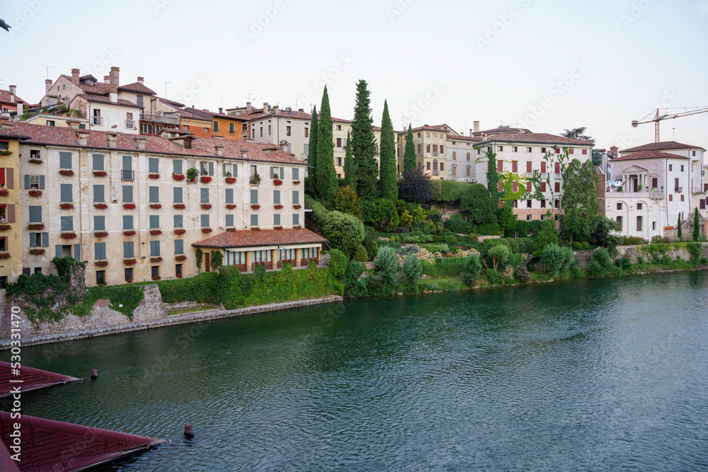 The wooden bridge at Bassano del Grappa The wooden bridge at Bassano del Grappa